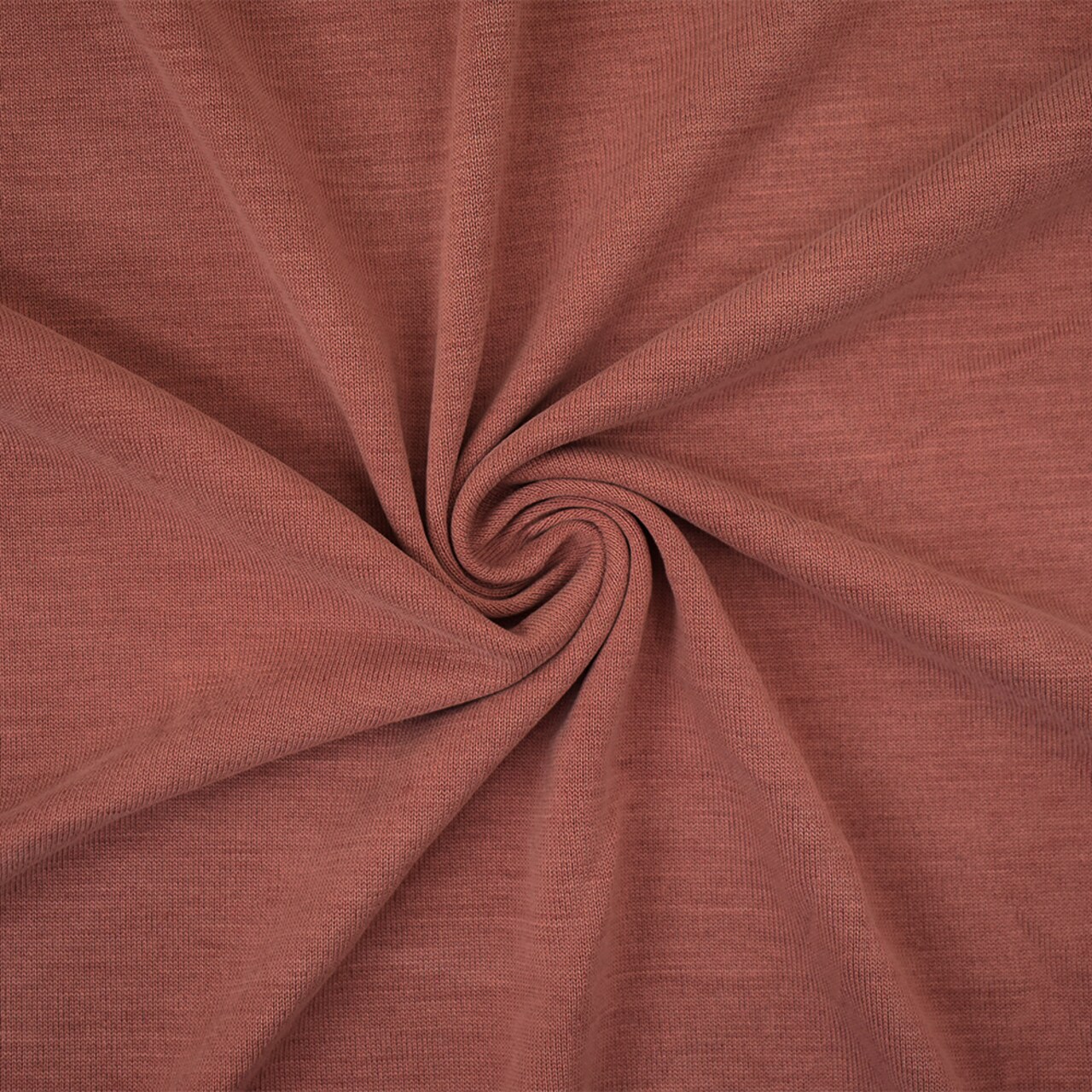 Heather Red Washed Modal Stretch Spandex Brushed Face Jersey Knit Fabric By the Yard